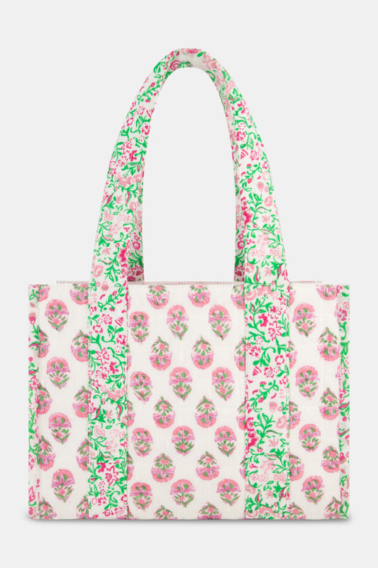 Roller Rabbit Daisy Paisley Mini Quilted Tote