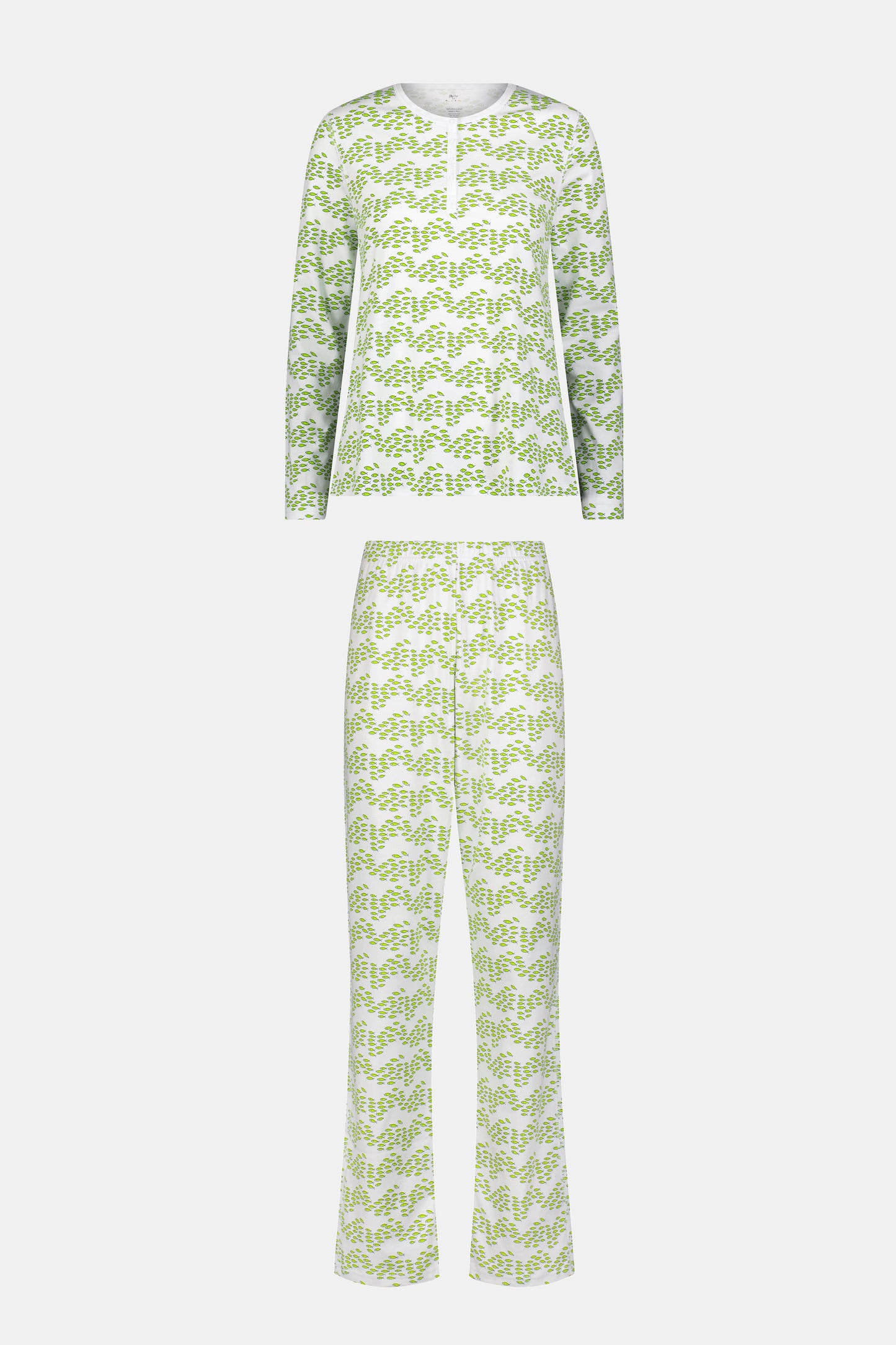 Roller Rabbit Lime Minnows Pajamas