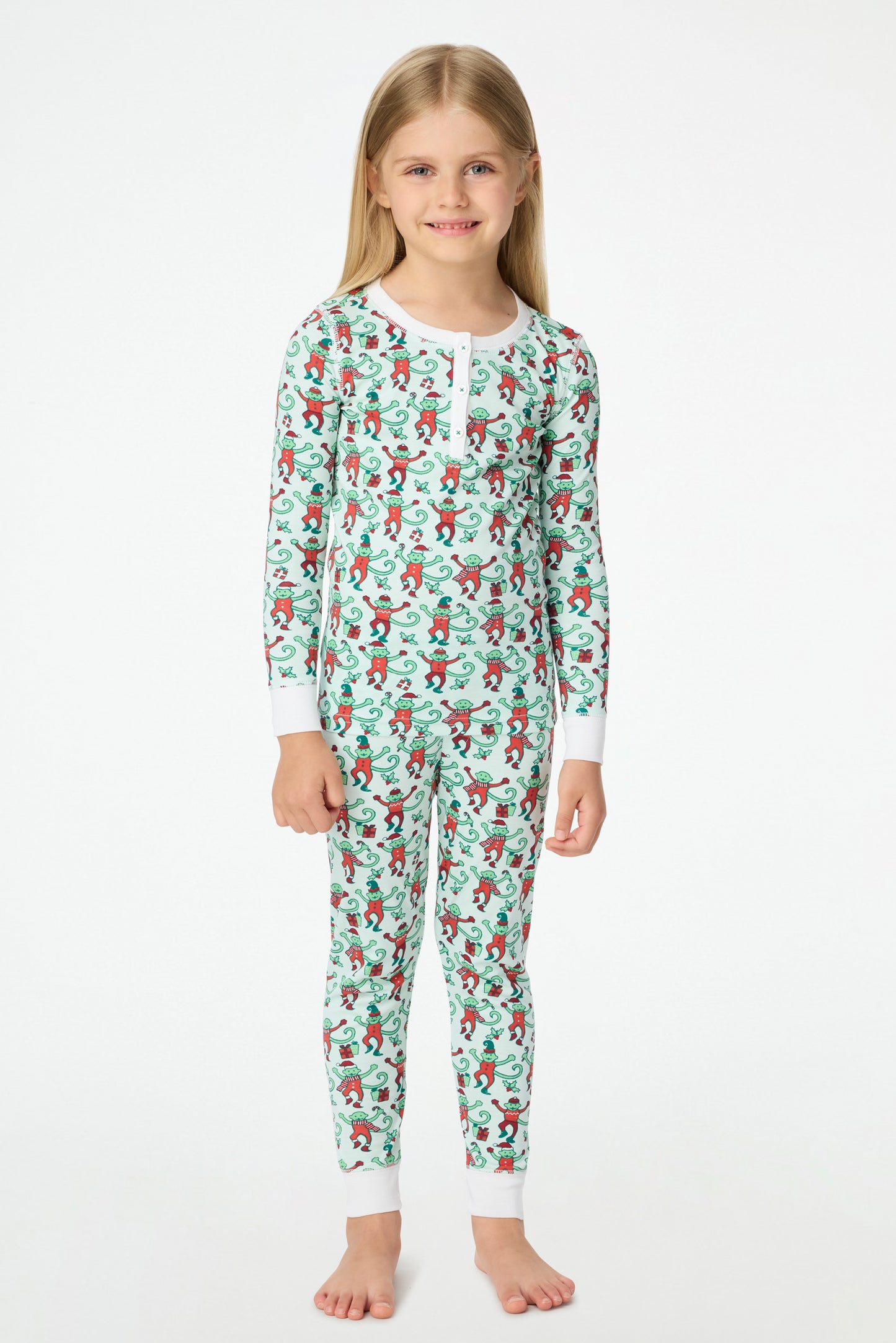 Kids Monkey Mas Pajamas