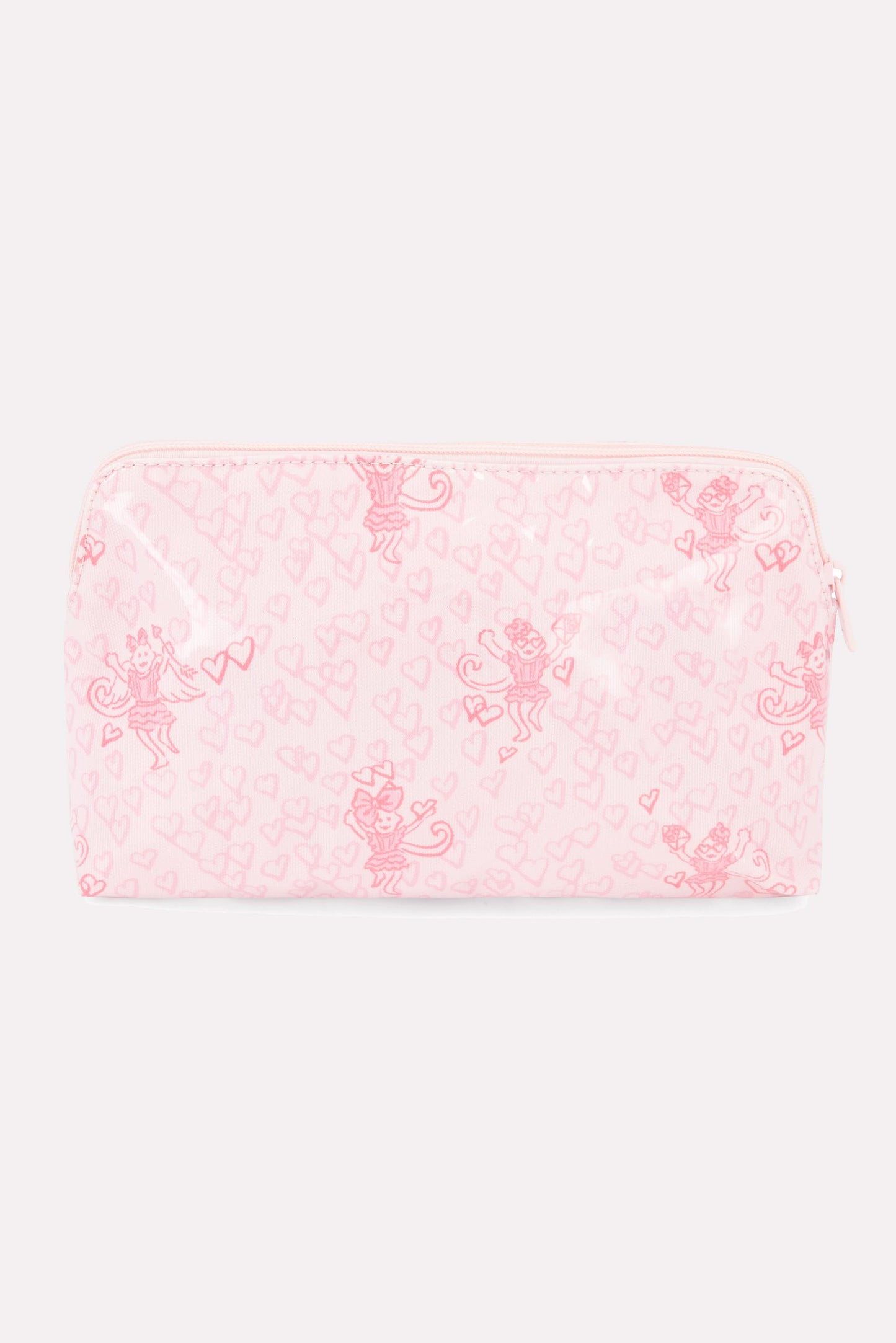 Roller Rabbit Pink Cupids Kiss Makeup Bag