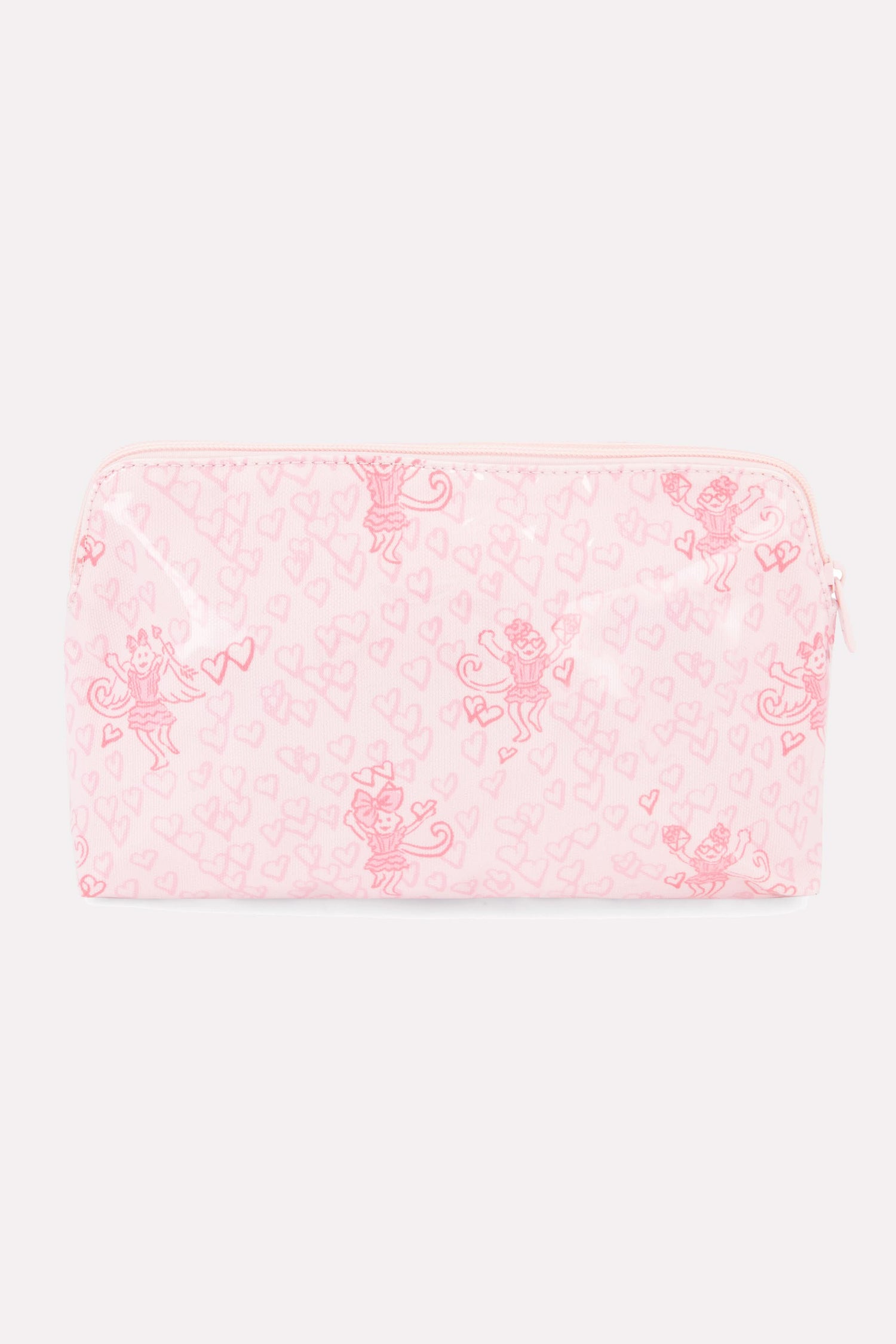 Roller Rabbit Pink Cupids Kiss Makeup Bag