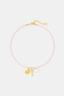 Roller Rabbit Pink SEASIDE CHARMS ROPE NECKLACE