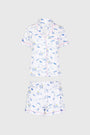 Roller Rabbit Blue Penguin Party Polo Pajamas