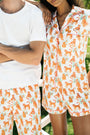 Roller Rabbit Orange Teddy Tiger Polo Pajamas