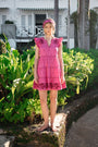 Roller Rabbit Berry Cross Stitch Vine Pippa Dress