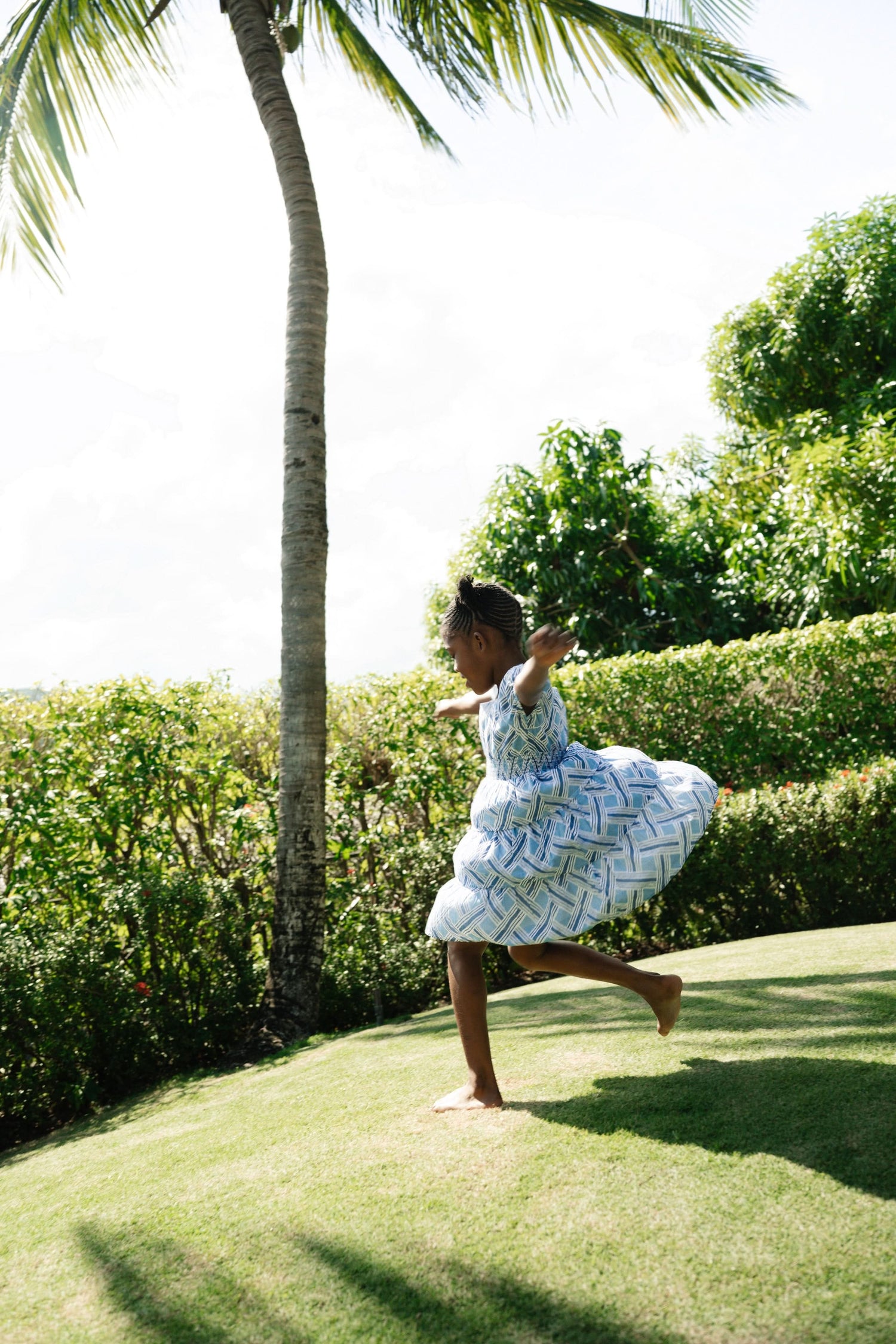 Roller Rabbit Blue Kids Liana Alana Dress