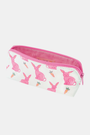 Roller Rabbit Pink Romy Rabbit Makeup Bag