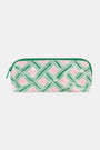 Roller Rabbit Pink Liana Makeup Bag