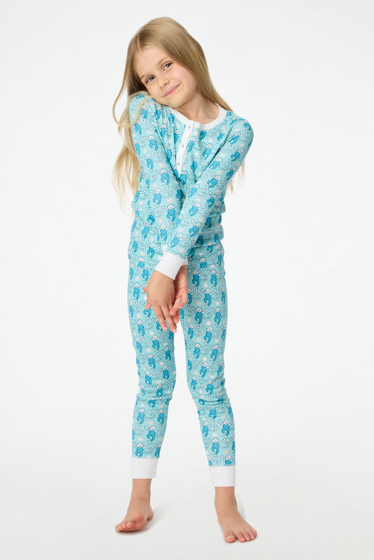 Kids Star Monkey Pajamas