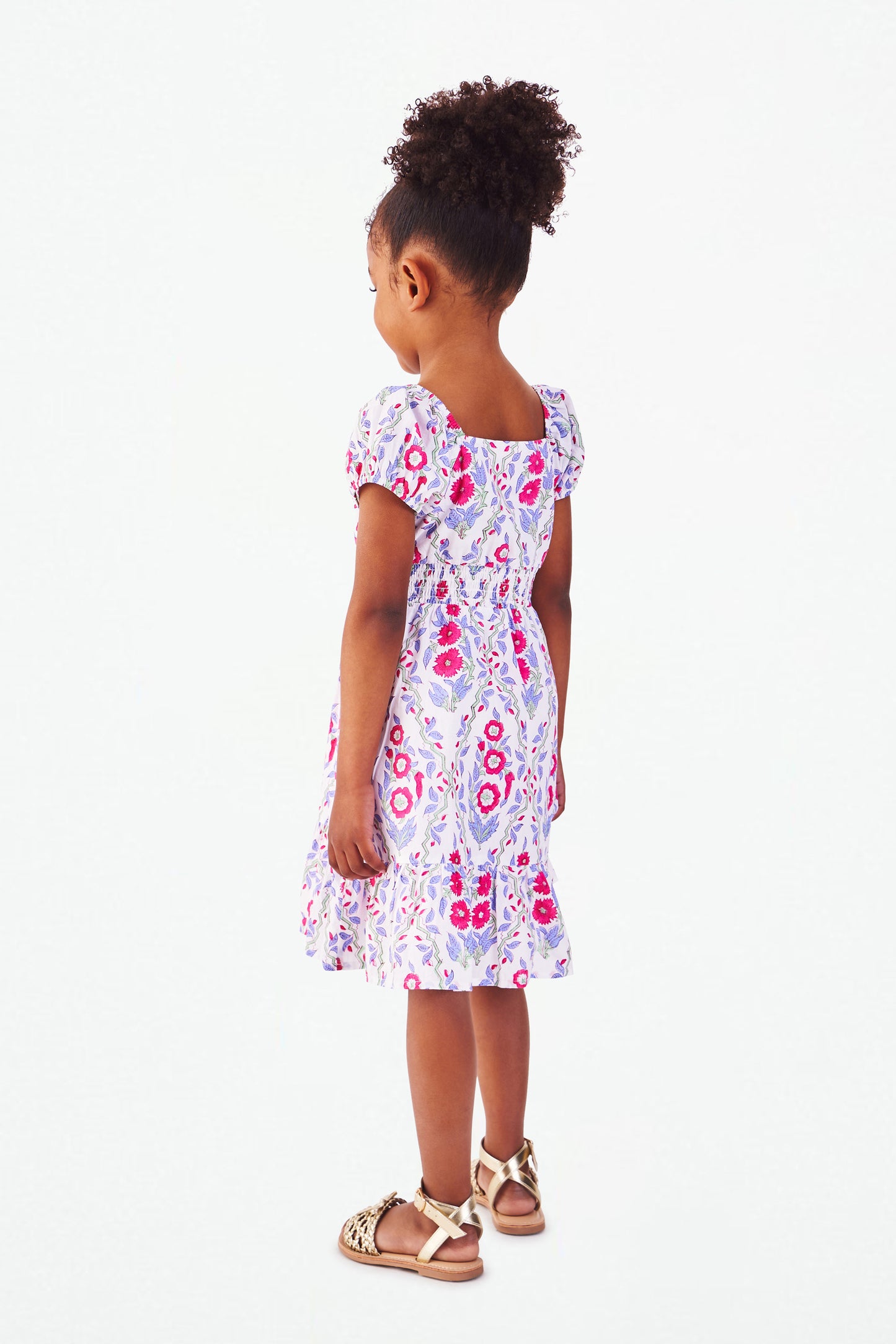 Kids Trellis Floral Arna Dress