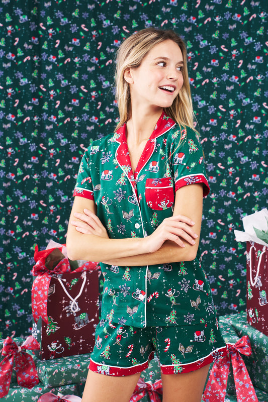 Snow Day Polo Pajamas