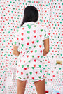 Big Holiday Hearts Polo Pajamas
