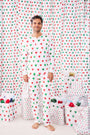Mens Big Holiday Hearts Spencer Pajamas
