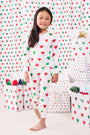Kids Big Holiday Hearts Pajamas