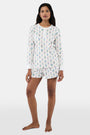 ROLLER RABBIT WHITE WILDFLOWER JEMINA HUNTER PAJAMAS