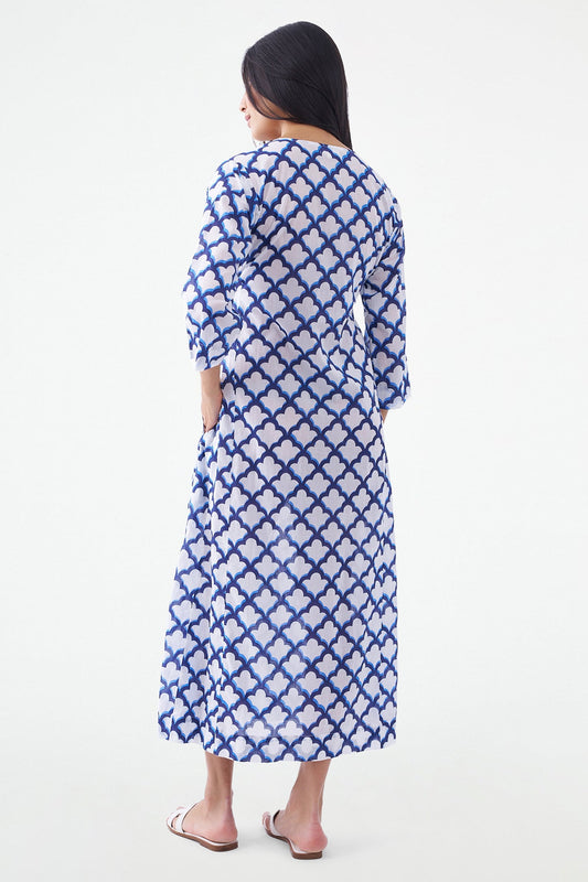 Roller Rabbit Jena Anu Long Kurta Blue
