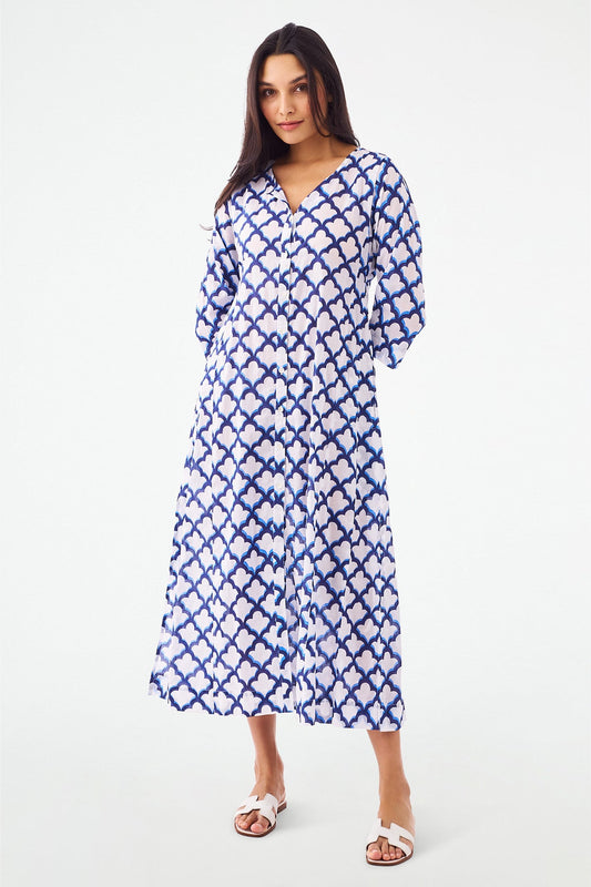 Roller Rabbit Jena Anu Long Kurta Blue