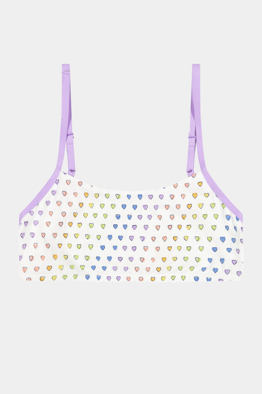 Disco Hearts Grove Bralette