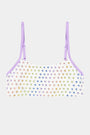Disco Hearts Grove Bralette