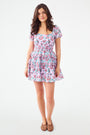 Roller Rabbit Tulsi Floral Alicia Dress Lilac