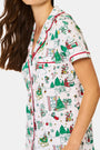 ROLLER RABBIT GREEN SNOW VILLAGE POLO PAJAMAS