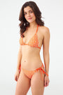 Roller Rabbit Monkey Serena Bikini Top Tangerine