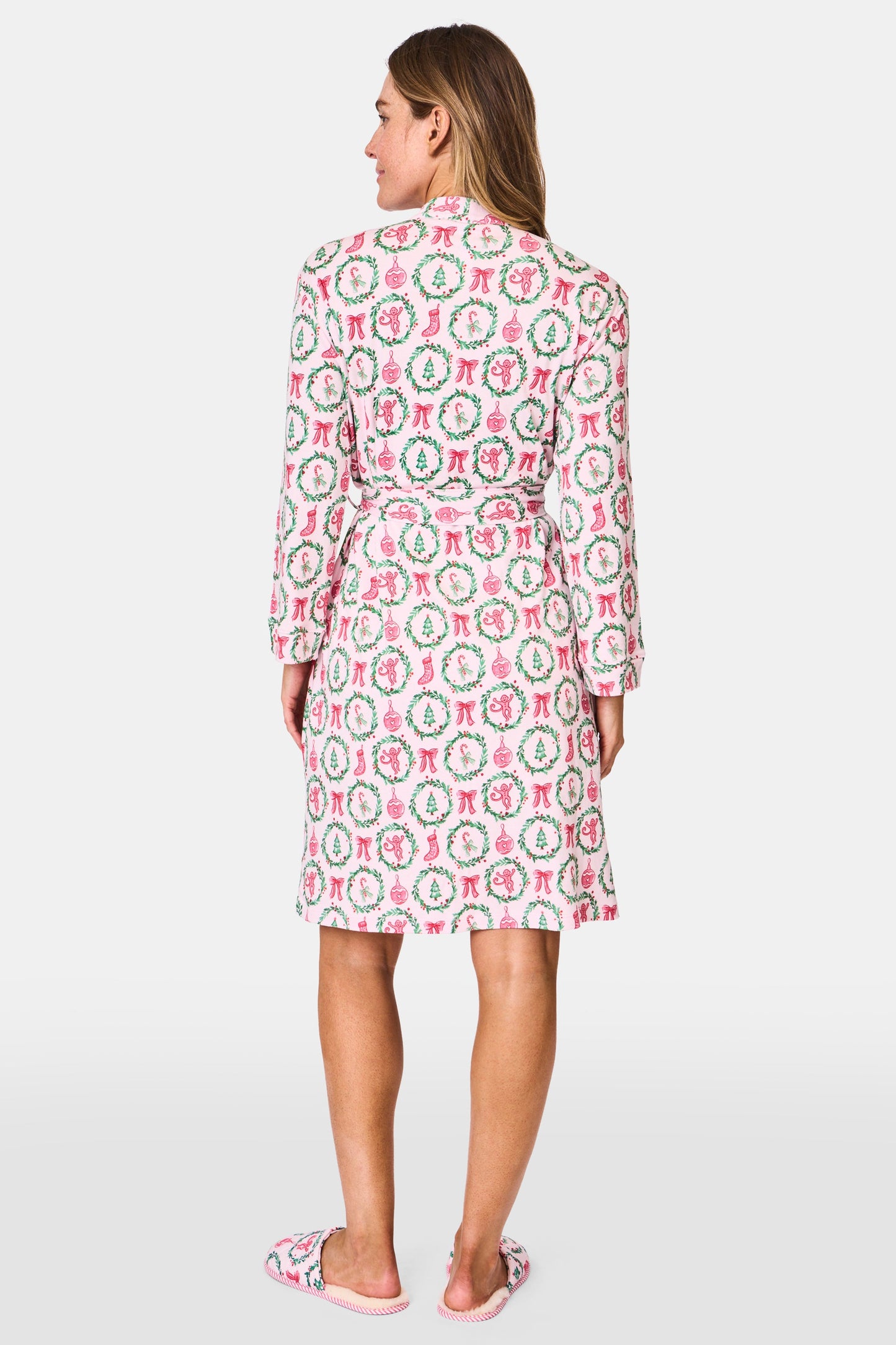 Roller Rabbit TIS THE SEASON TRIXIE ROBE- Pink