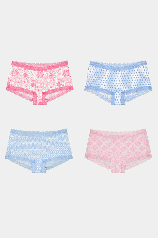 Classic Core Boyshort 4 Pack