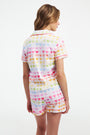 Watercolor Hearts Polo Pajamas