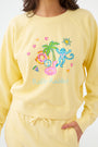 Roller Rabbit Pool Party Crewneck Yellow
