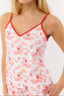 Roller Rabbit Red Surfing Santa Mischa Tank Set