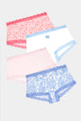 Roller Rabbit Pastel Core Boyshort 4 Pack
