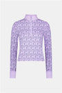 Roller Rabbit Lavender Monkey Celia Quarter Zip