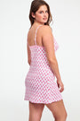 Ditsy Daisy Pointelle Pearl Slip Dress