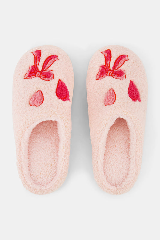 Hearts N' Bows Fuzzy Slipper