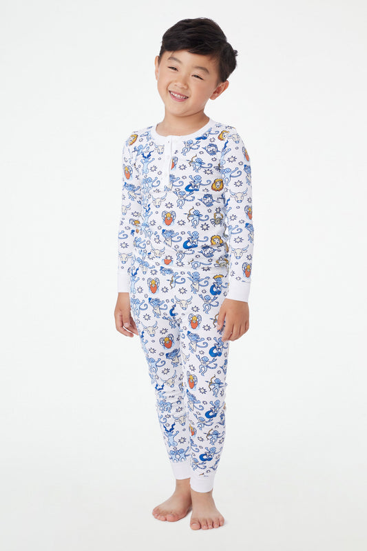 Roller Rabbit Kids Monkey Horoscope Pajamas