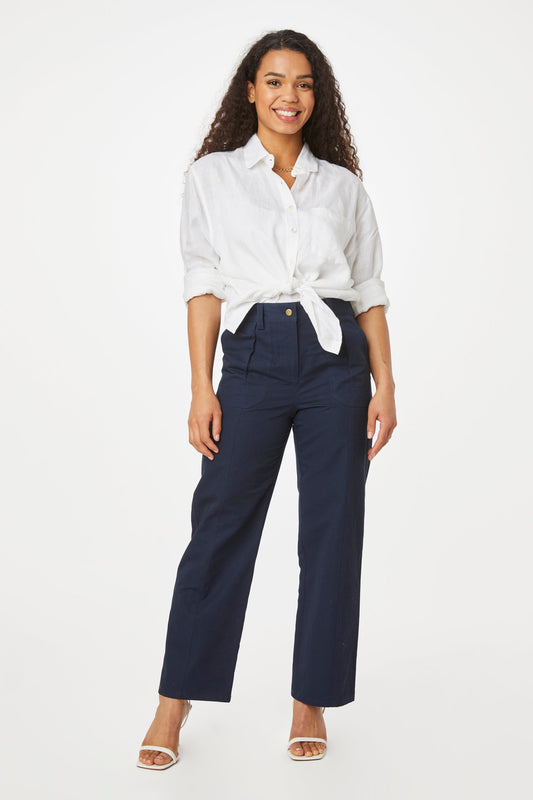 Roller Rabbit Navy Loa Pant