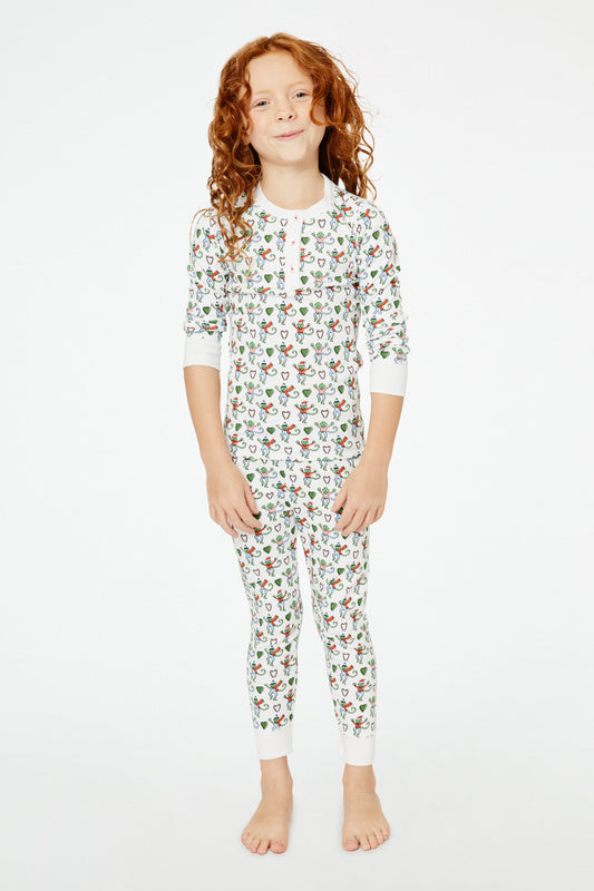 Kids Merry Monkey Pajamas