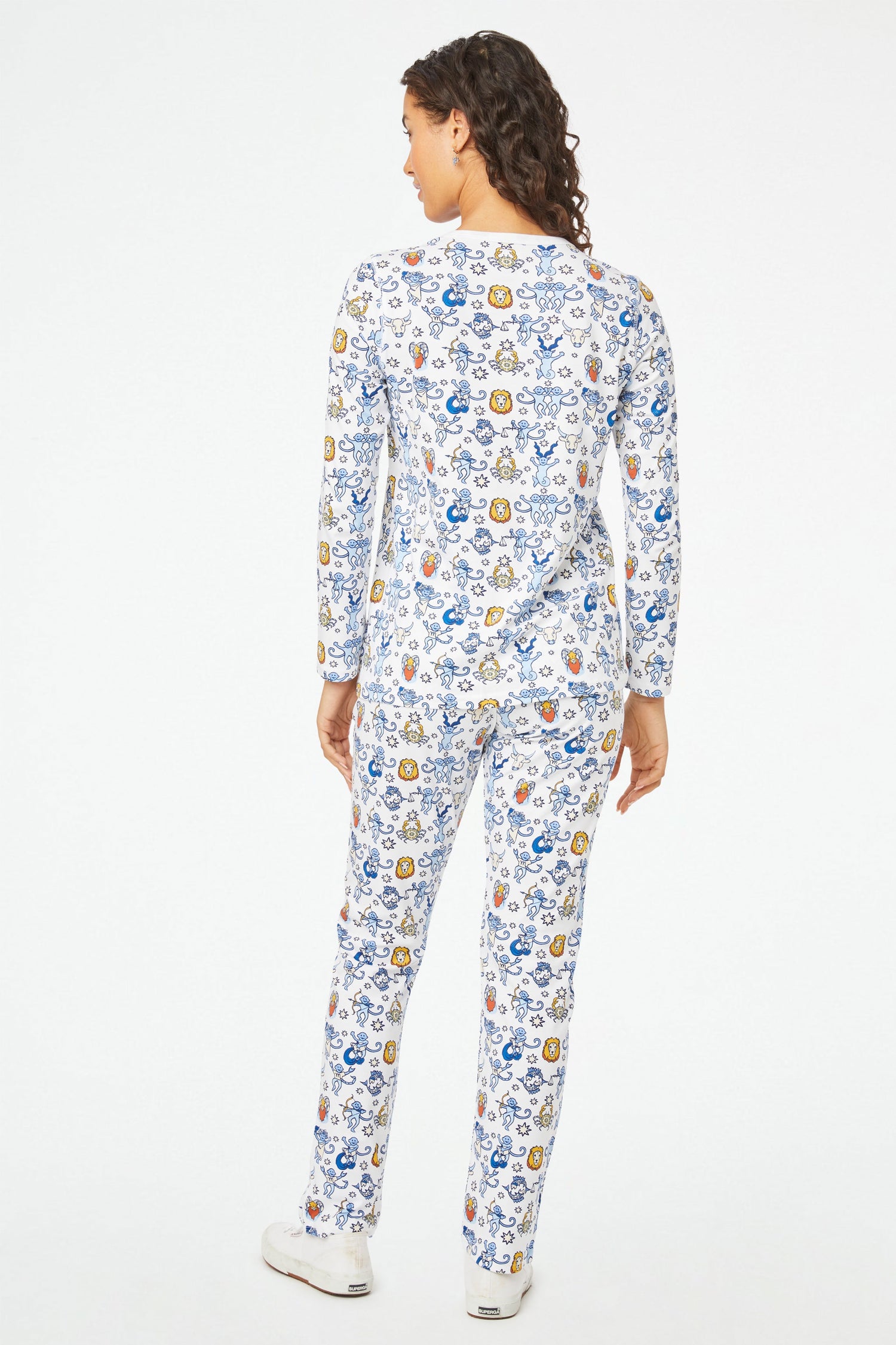 Roller Rabbit White Monkey Horoscope Pajamas