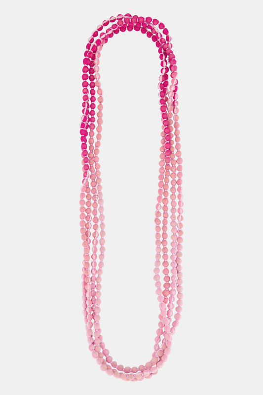 Roller Rabbit Pink Ombre Gudli Necklace