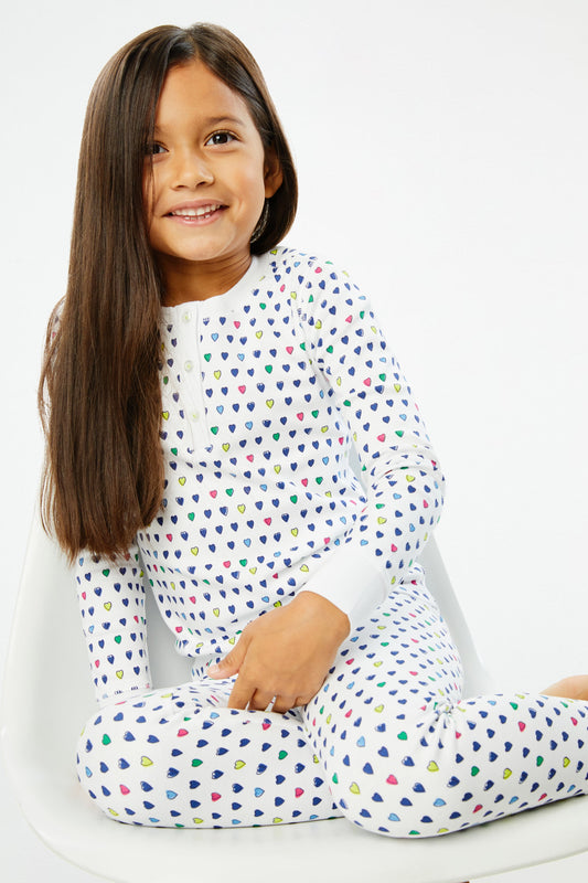 Roller Rabbit Kids Pop Hearts Pajamas