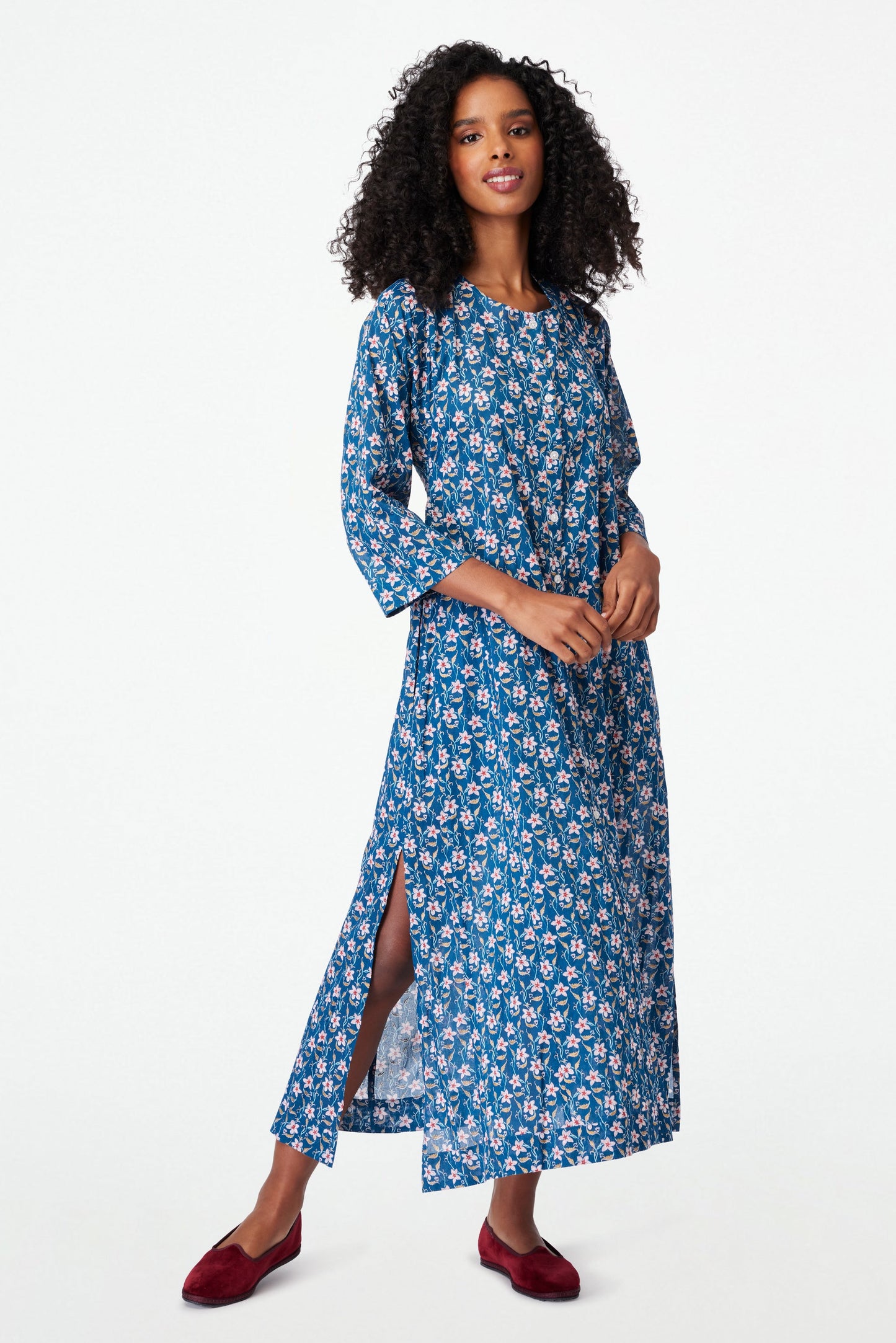 Roller Rabbit Jasmine Floral Anu Long Kurta