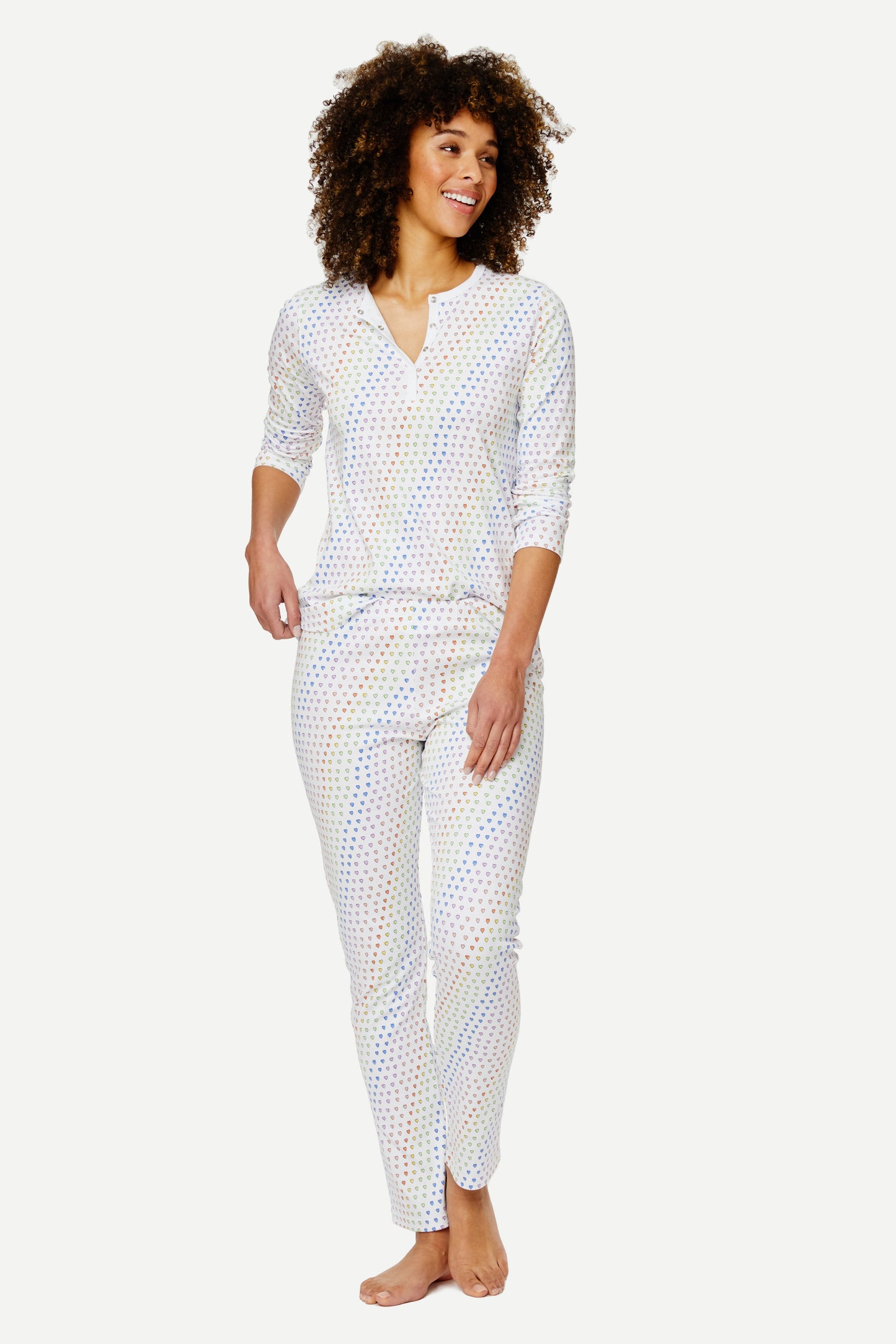 Roller Rabbit Rainbow Disco Hearts Pajamas