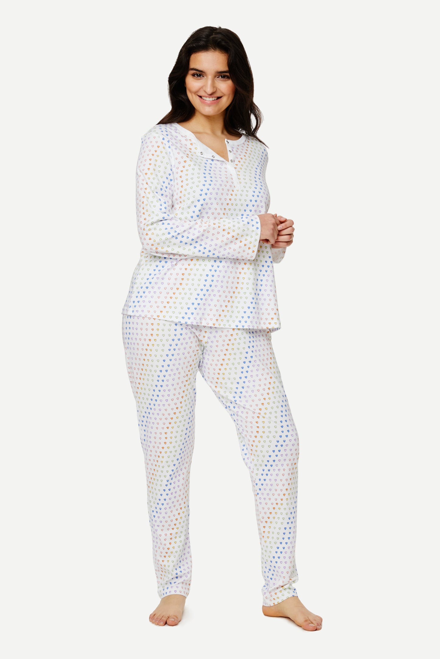 Roller Rabbit Rainbow Disco Hearts Pajamas