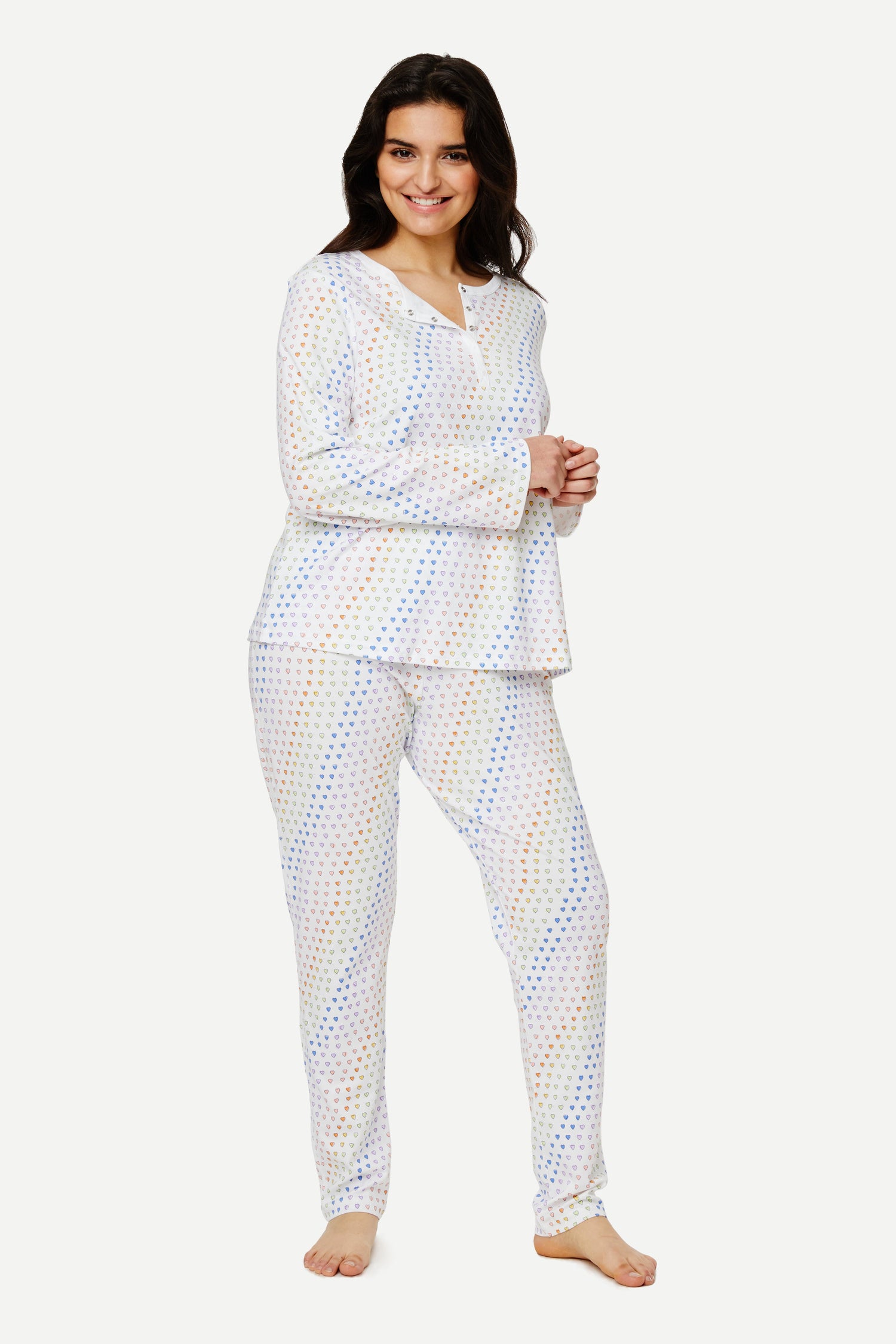 Roller Rabbit Rainbow Disco Hearts Pajamas