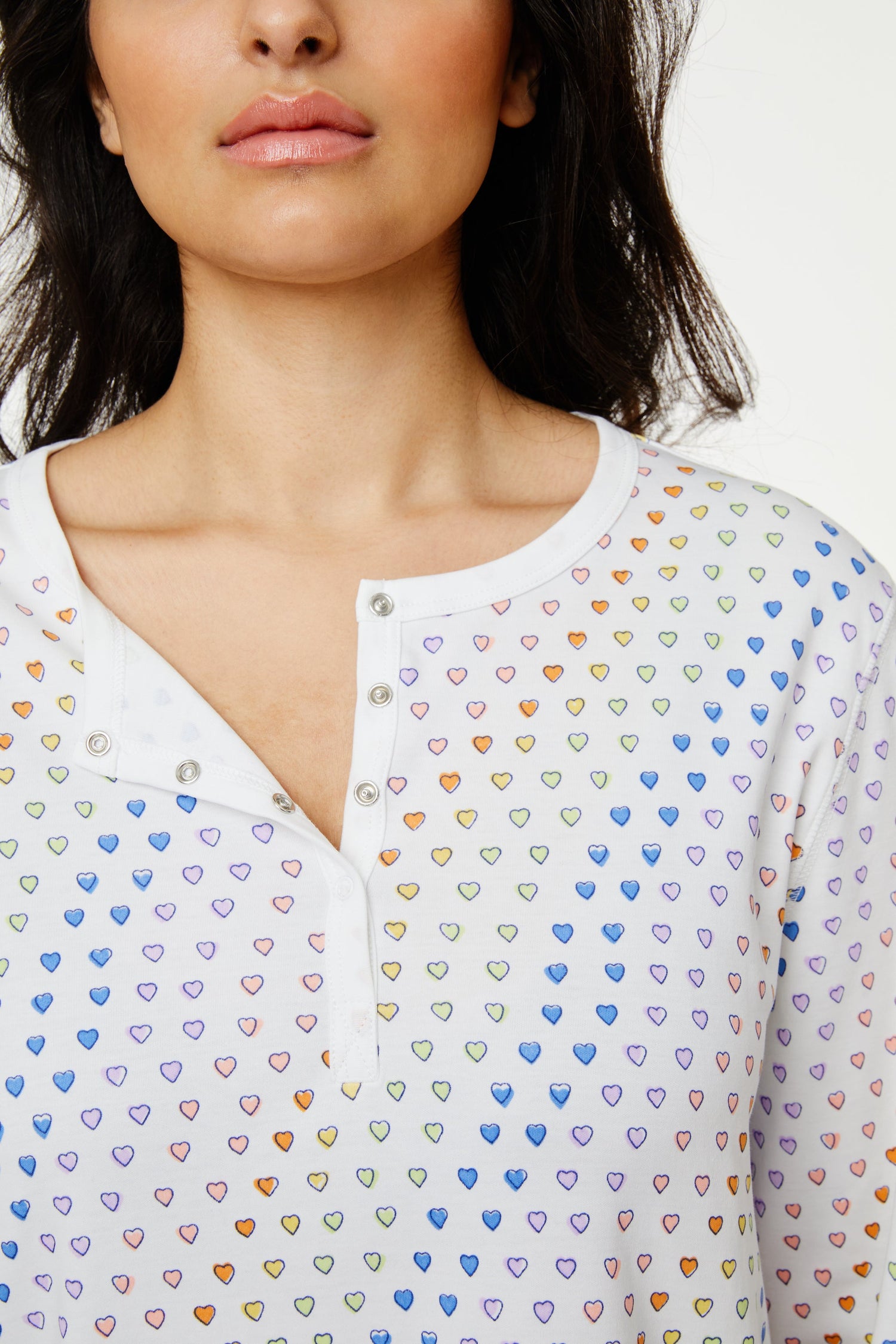 Roller Rabbit Rainbow Disco Hearts Pajamas