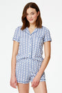 Roller Rabbit Blue Hathi Polo Pajamas