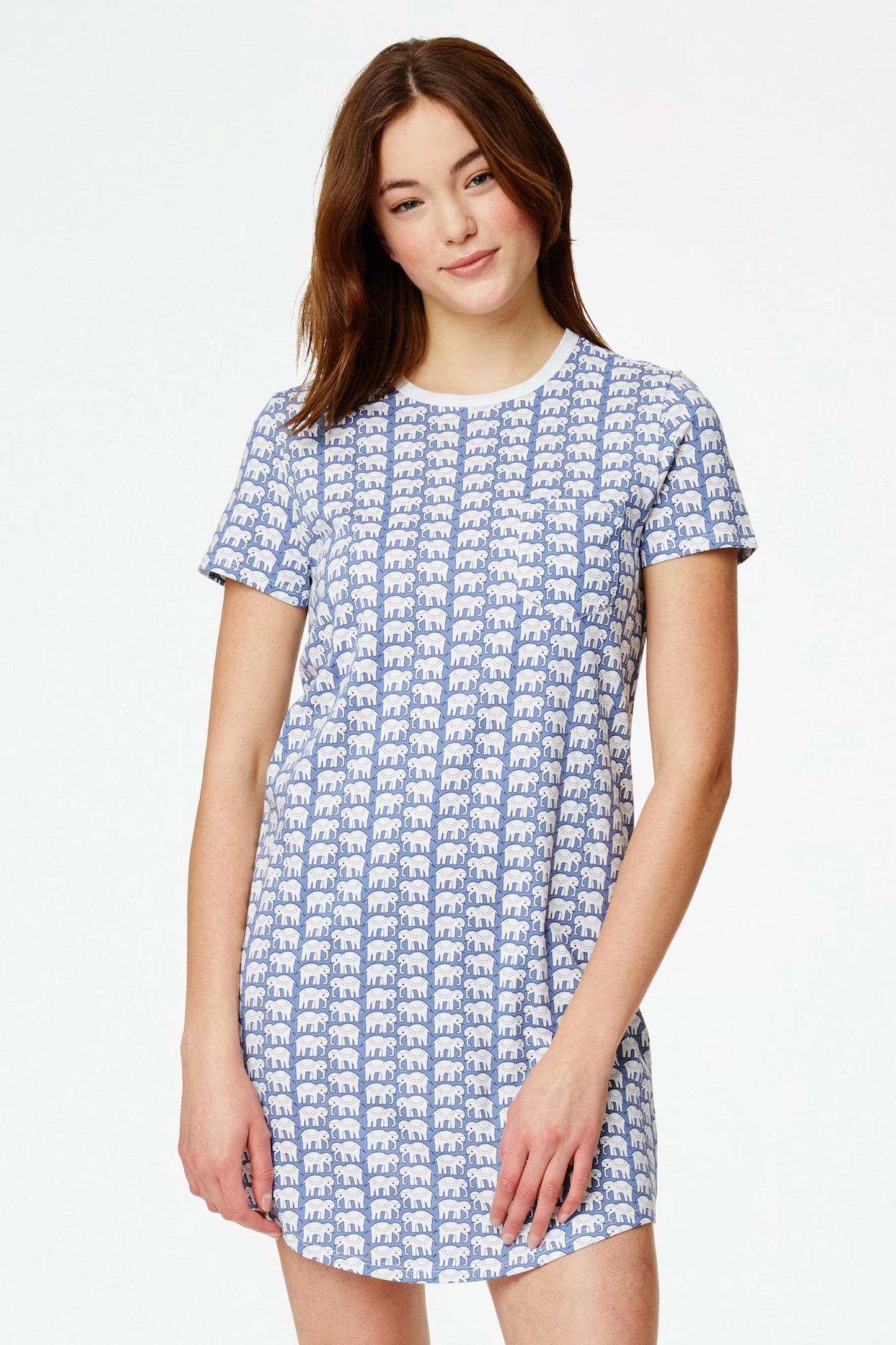 Roller Rabbit Blue Hathi T-Shirt Dress