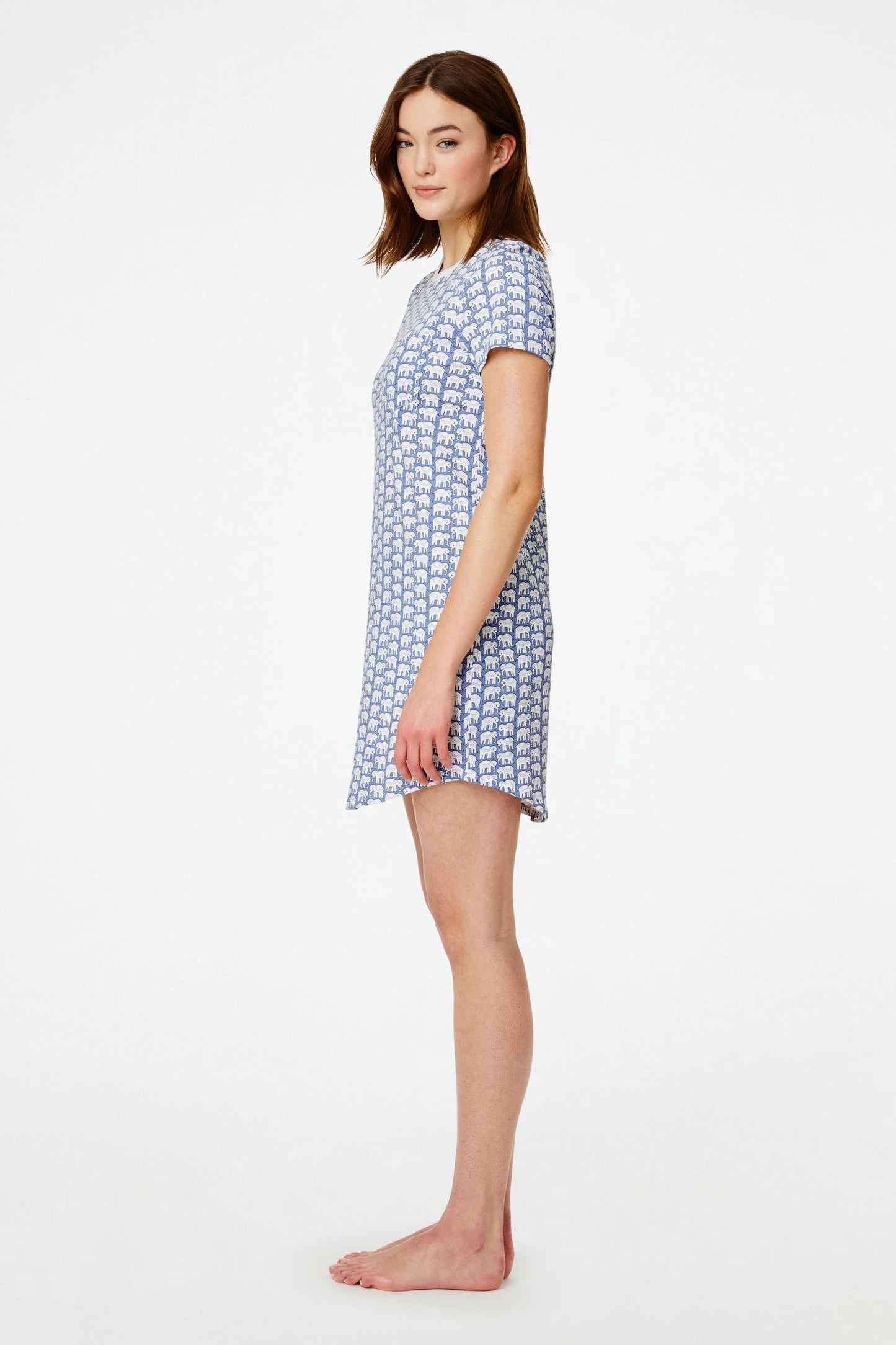 Roller Rabbit Blue Hathi T-Shirt Dress