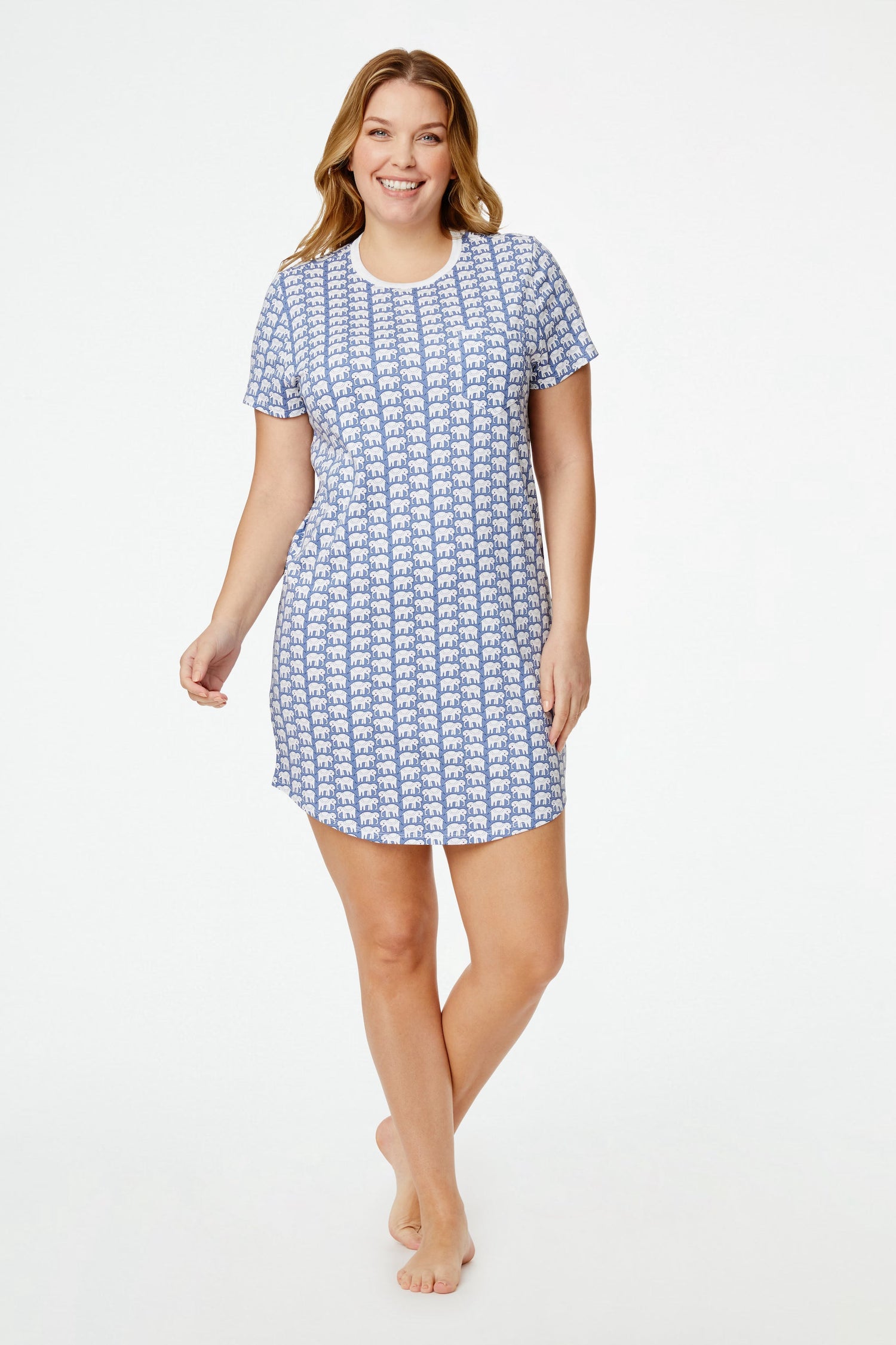 Hathi T-Shirt Dress | Roller Rabbit – Roller Rabbit Outlet